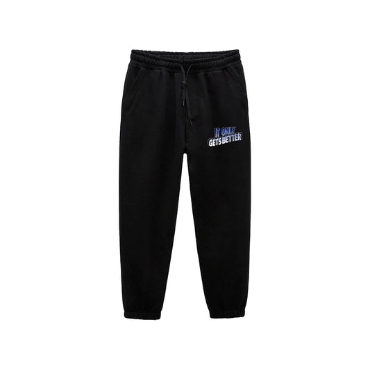 'It Only Gets Better' Gradient Joggers